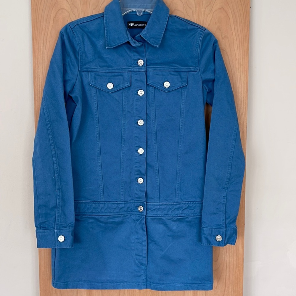 Zara Denim Dress- Button up